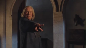Gaius tries to cast a stunning spell.