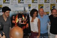 Merlin Cast and Crew Comic Con 2012-7