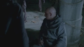 Morgana breaks Alator's neck with a spell.