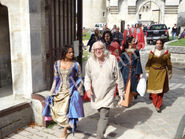 Angel Coulby and Richard Wilson Behind The Scenes Series 4