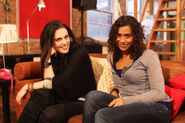 Katie McGrath and Angel Coulby-9