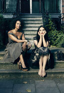 Angel Coulby and Katie McGrath-6