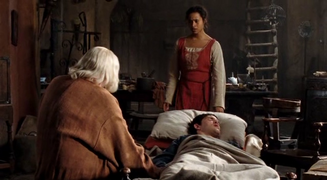 Gaius Gwen and Merlin