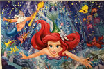 Ariel under the sea