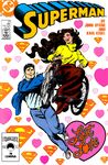 Superman & Lori in Superman (1987) Issue#12 Cover page