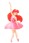 Ariel as a pink ballerina