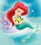 Cute baby ariel