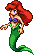 Ariel's sprite in Kingdom Hearts: Chain of Memories