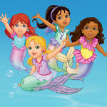 Kate Emma Naiya and Alana Mermaids