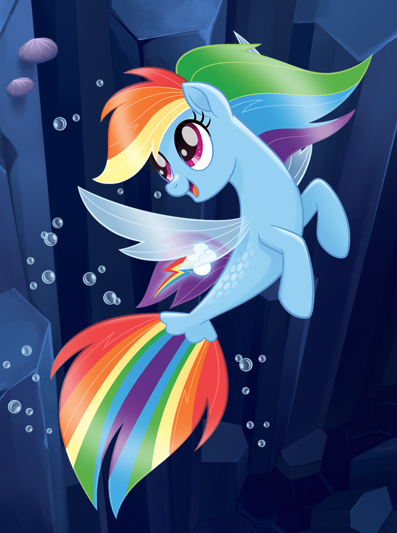 My little pony mermaid sales rainbow dash