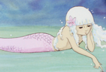Mermaid Princess Thinking