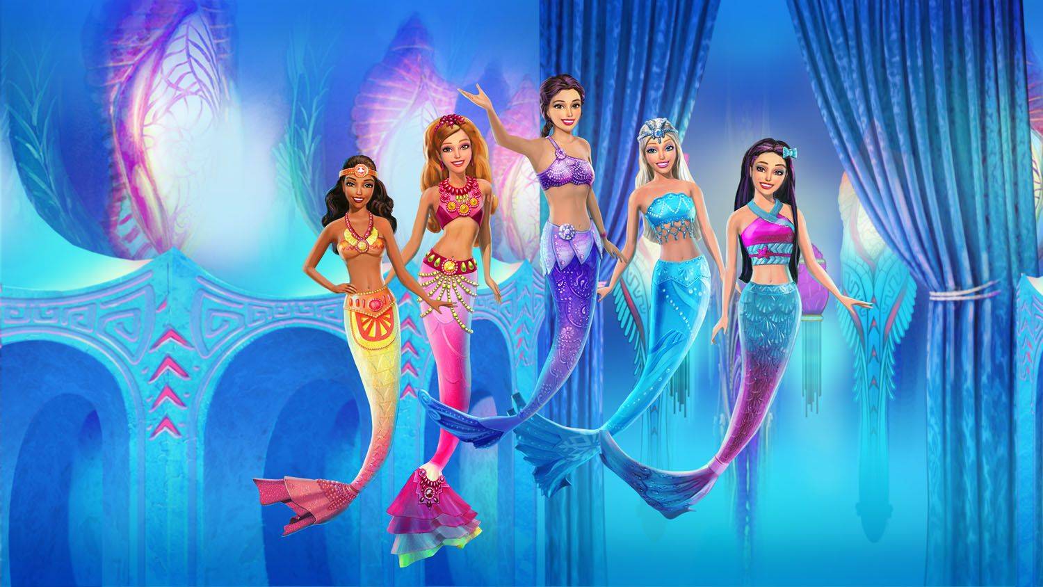 barbie mermaid characters