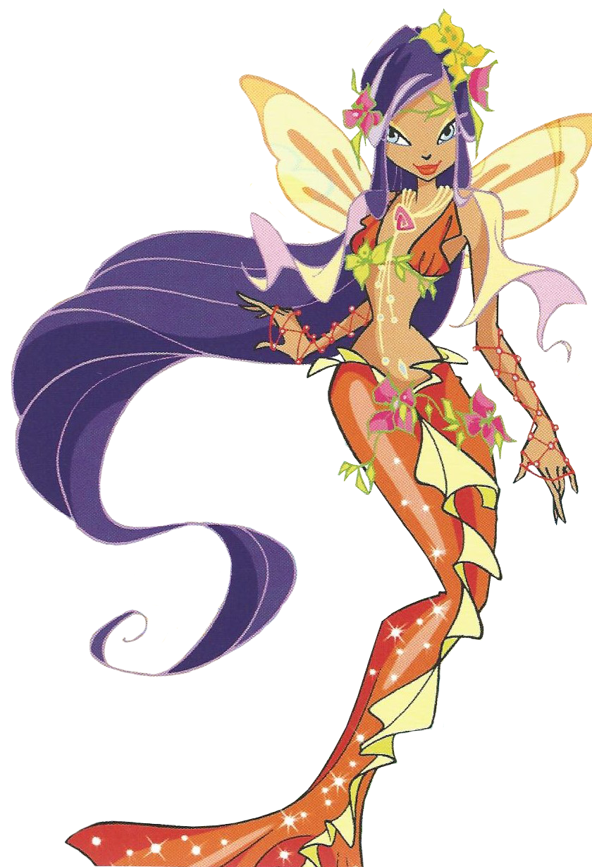 Kalia mainly appears in Winx Club Season 3. She is Mermaid of Underwater Fl...