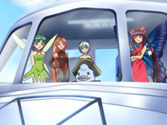 Lanhua in a boat with the others