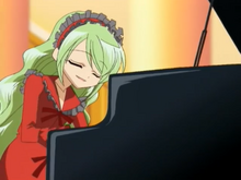 Yuri playing piano