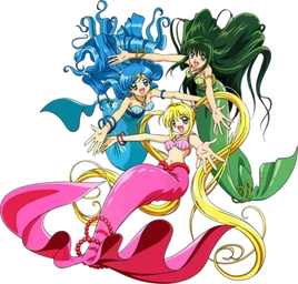 Mermaid Trio Stock Art
