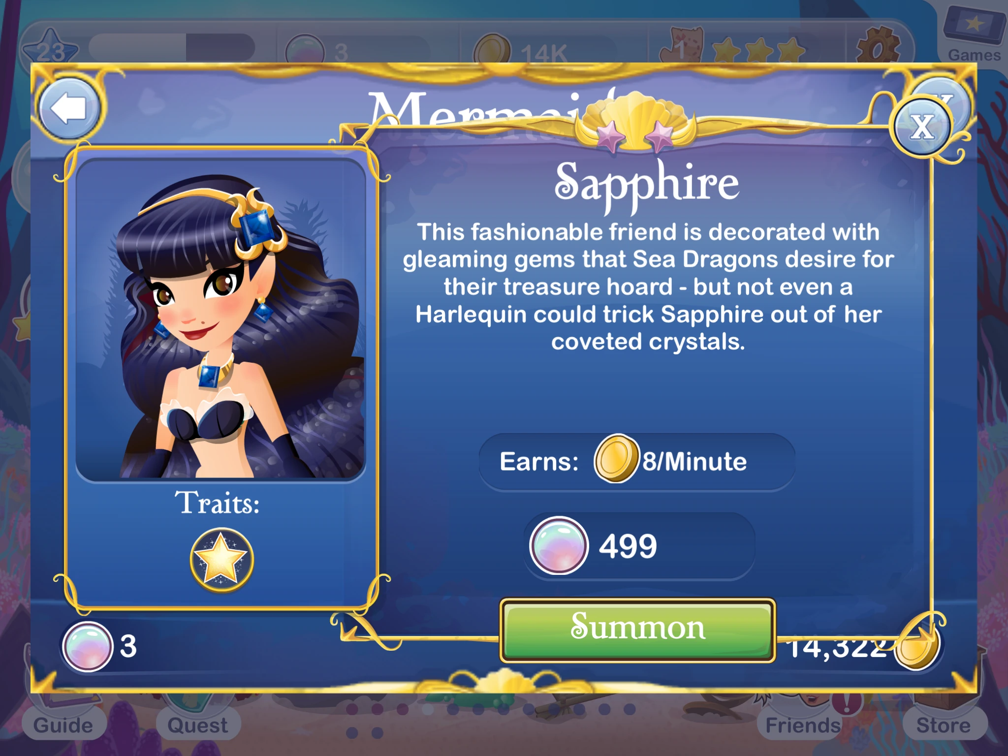 Sapphire Mermaid | MermaidWorld Wiki | Fandom