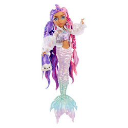 Mermaze Mermaidz Color Change SHELLNELLE Mermaid Fashion Doll with