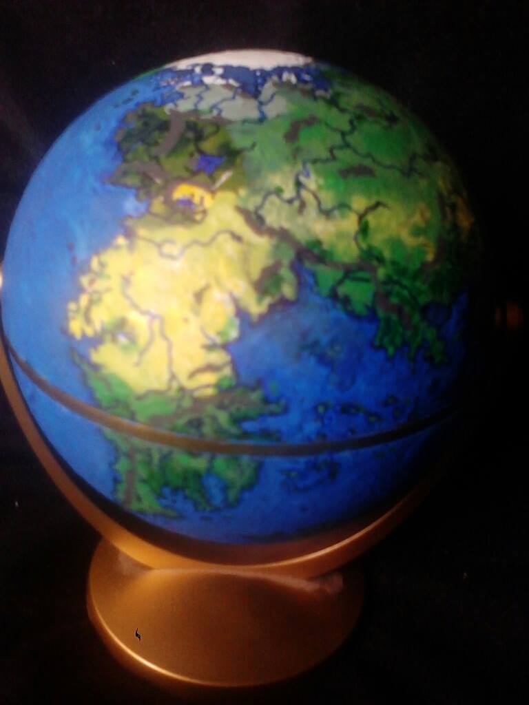 middle earth globe