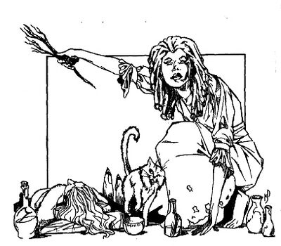 A Nehalin or Witch of the Ethir-Folk