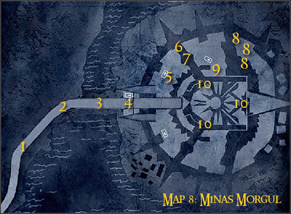 A Map A Day - Artist impression of Minas Morgul from the Lord of