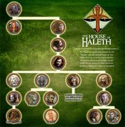 House of Haleth chieftain's family tree
