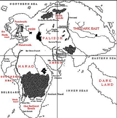 middle earth full map