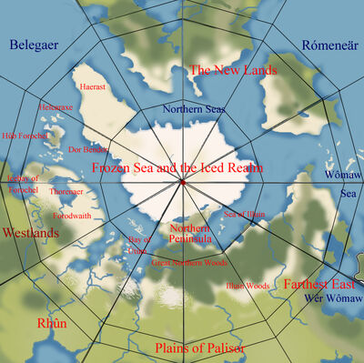 Map of the North Lands