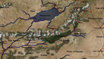 Nurn and south-eastern Ephel Dúath