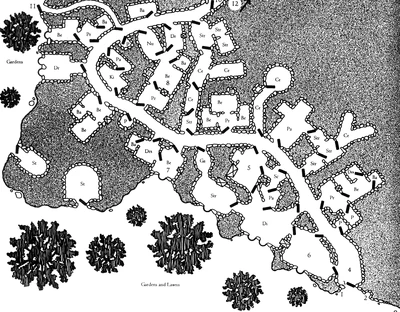 Bag-End floor-plan (N=top) ()
