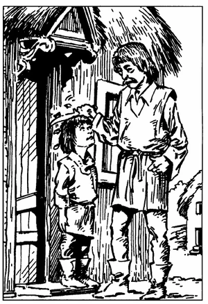 Hil Fferid Peasant with his son