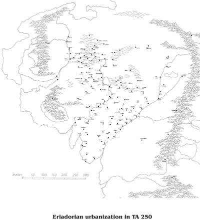 Eriador - Tolkien (urban centers TA 0250 - 300dpi)