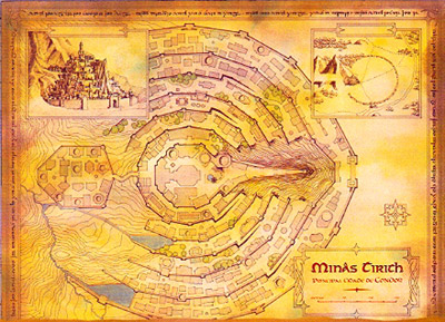 What was special about Minas Tirith, the capital of Gondor? What