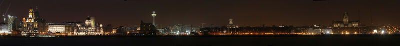 Liverpool Waterfront by Night