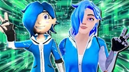 SMG4's Tari (left) and Meta Runner's Tari (right).