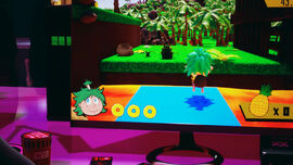 Playing Ultra Jump Mania