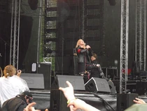 Arch Enemy performing live at  in 2009