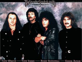 Black Sabbath in 1994, Tony Martin, Tony Iommi, Bobby Rondinelli, and Geezer Butler