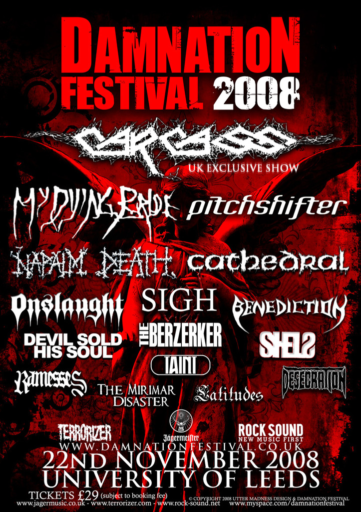 Damnation Festival 2008 | Metal & Rock Wiki | Fandom