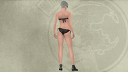 Strangelove's model viewer, upon gaining an S-rank/gaining the bikini top, back.