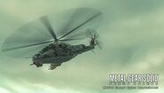 Russian Hind D in Metal Gear Solid: Peace Walker.