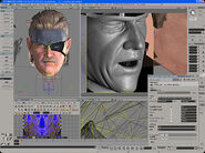 Ultimapper animation of Snake's face.