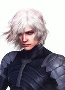 Raiden as depicted in a promotional image for the Metal Gear Solid: HD Collection.