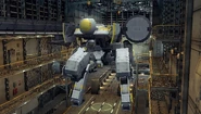 ZEKE Normal Colour Scheme.jpg (135 KB) Metal Gear ZEKE inside the hangar, equipped with Peace Walker legs.
