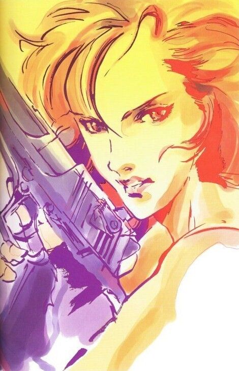 solid snake, meryl silverburgh, and sniper wolf (metal gear and 1