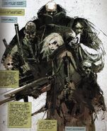 Dead Cell, as depicted in the MGS2 official comic book, including Chinaman and Old Boy.