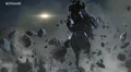 Impact hits Big Boss as he falls from his horse