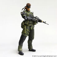 Snake (Jungle Fatigues ver.) Play Arts KAI action figure by Square-Enix Products.