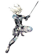 Raiden Shinkawa artwork for Metal Gear Solid 2