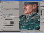 3D scan touchup of Solid Snake.